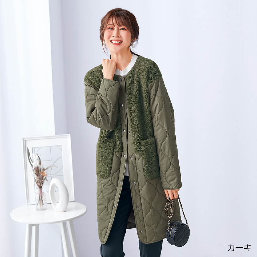 KIIRA切り替えボアコート！タグ付き （TOMORROWLAND（ブルゾン）の  