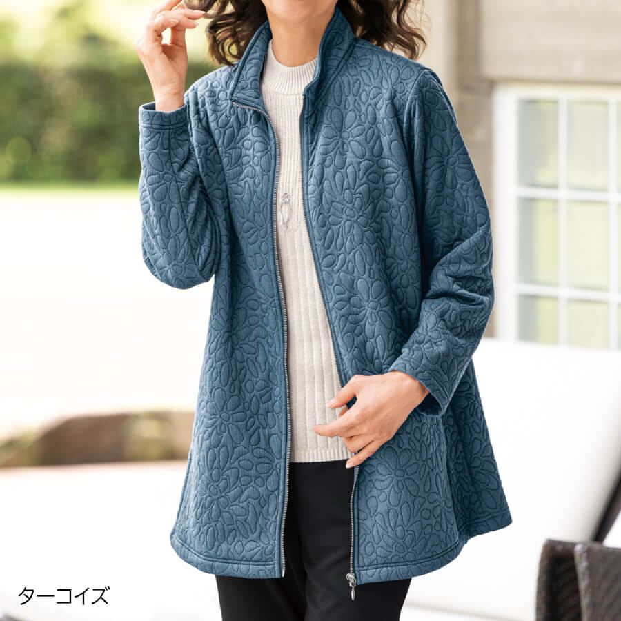 ふわりやわらか花キルトジャケット-ことせ(ことせ通販)